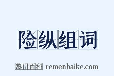 险纵组词是什么意思的图片